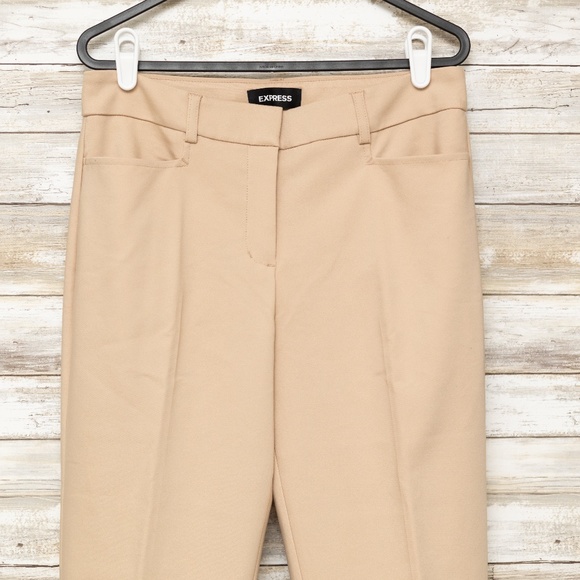 EXPRESS KHAKI PANTS SIZE 4 - Picture 2 of 5